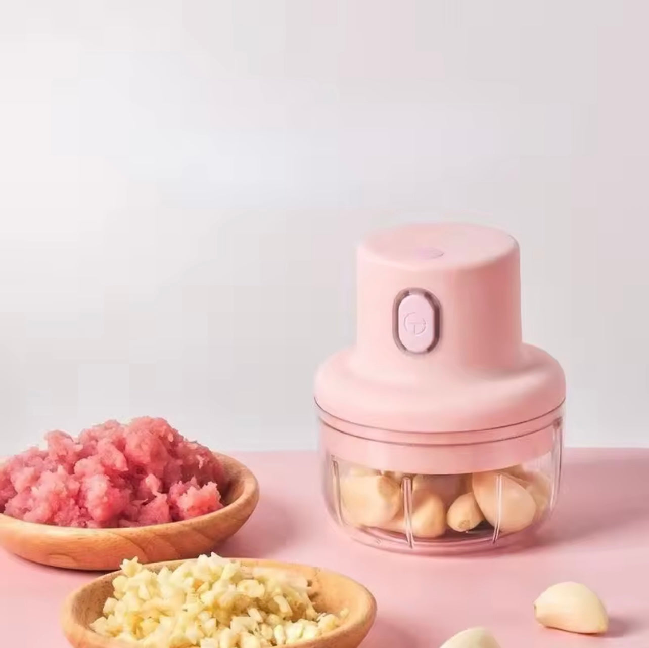 Electric Garlic Masher USB Wireless Sturdy Press Mincer Vegetable Chili Meat Grinder Kitchen Tools Food Chopper Mixer Processor
