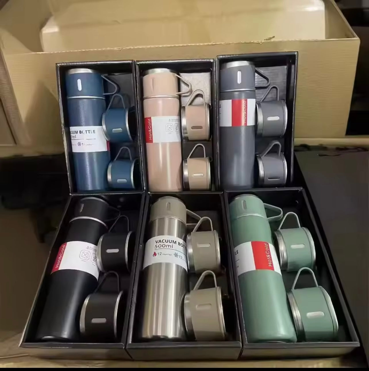 500ml Stainless Steel Insulated Water Bottle - Sleek, Modern Design for Office, Students & Hunters, 304 Stainless Steel,