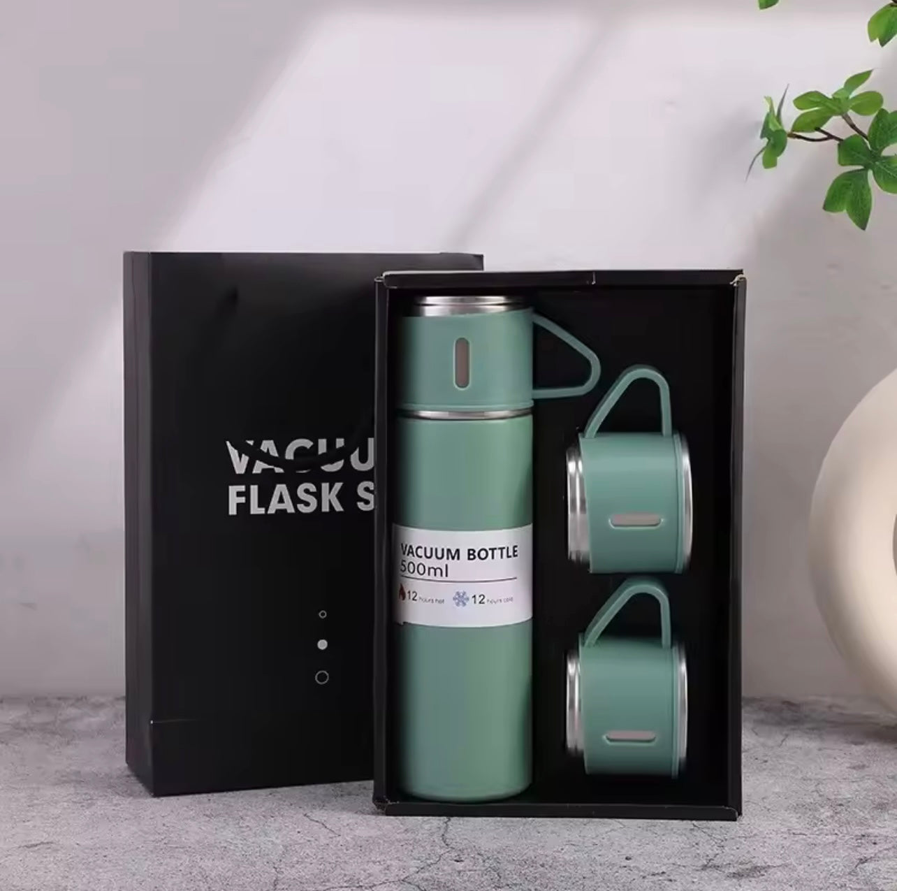 500ml Stainless Steel Insulated Water Bottle - Sleek, Modern Design for Office, Students & Hunters, 304 Stainless Steel,