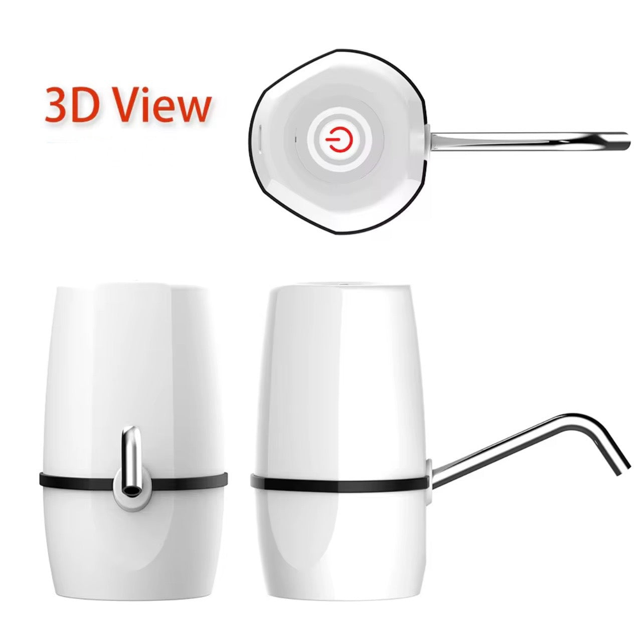 USB Rechargeable Electric Water Dispenser – Portable Drinking Fountain with One-Button Operation