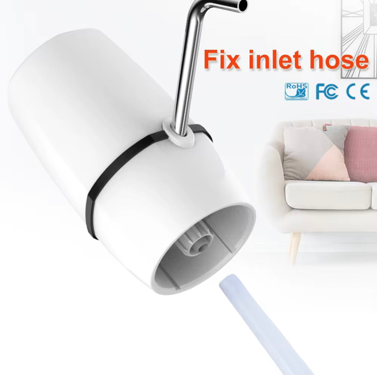 USB Rechargeable Electric Water Dispenser – Portable Drinking Fountain with One-Button Operation