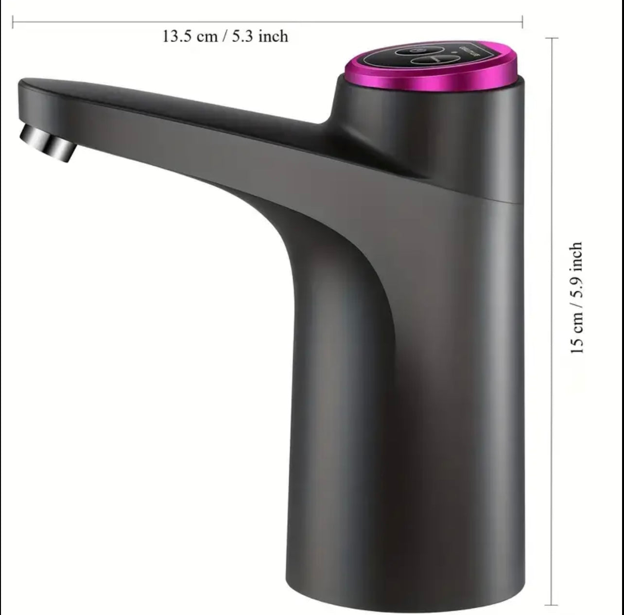 Drinking Water Pump USB Rechargeable Machine, Easy Installation Design with Lithium Battery, Suitable for 7.57-18.93 L Bottles - Very suitable for use in home, school, office, camping, office water station, etc.