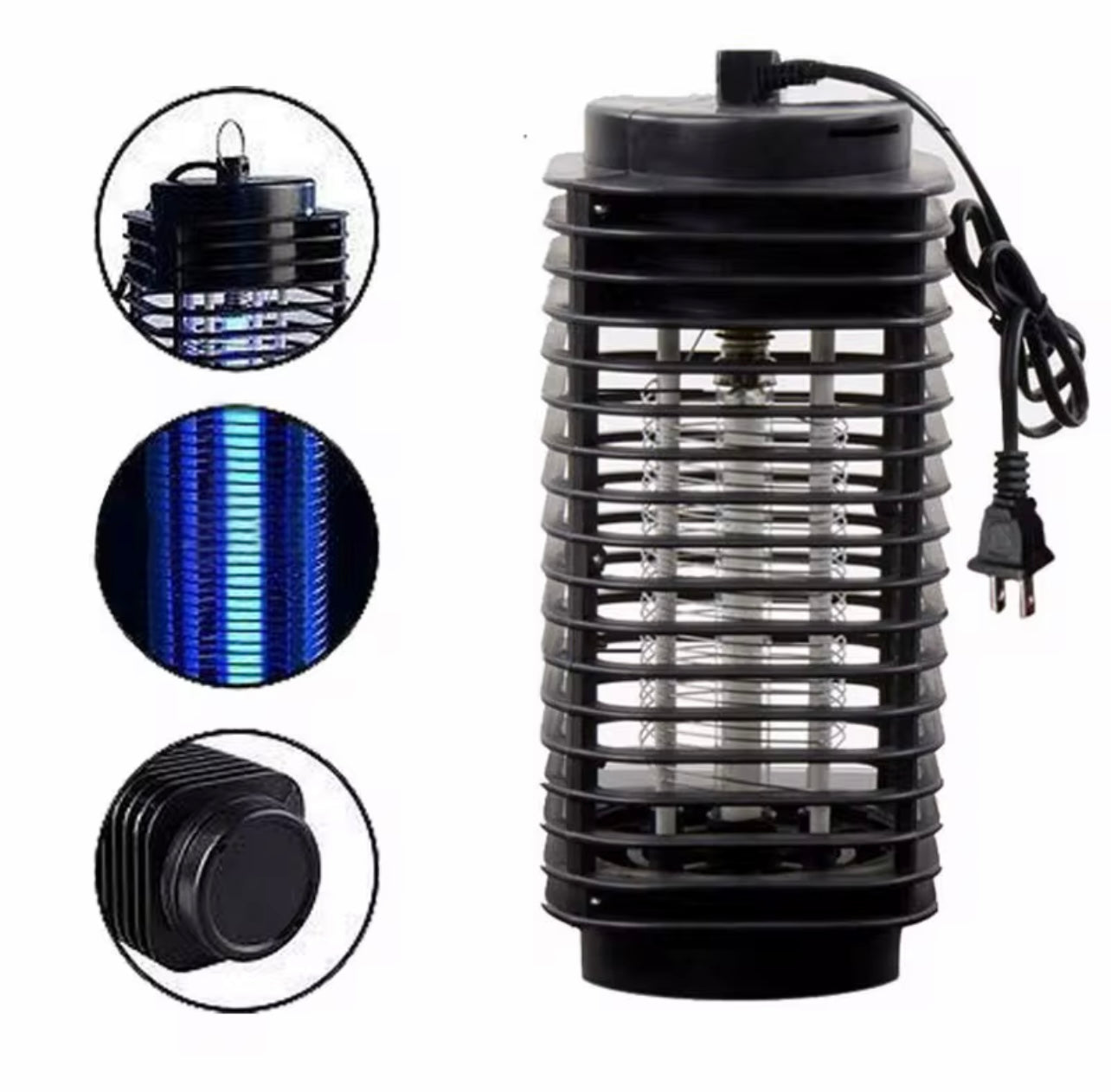 مصباح قاتل البعوض الكهربائي ، تغطية 800-900 قدم مربع ، zapper الحشرات LED ، فخ ذبابة ذبابة ، ضوء التحكم في الآفات ، 220-240 فولت ، مادة بلاستيكية ، لا بطارية مطلوبة