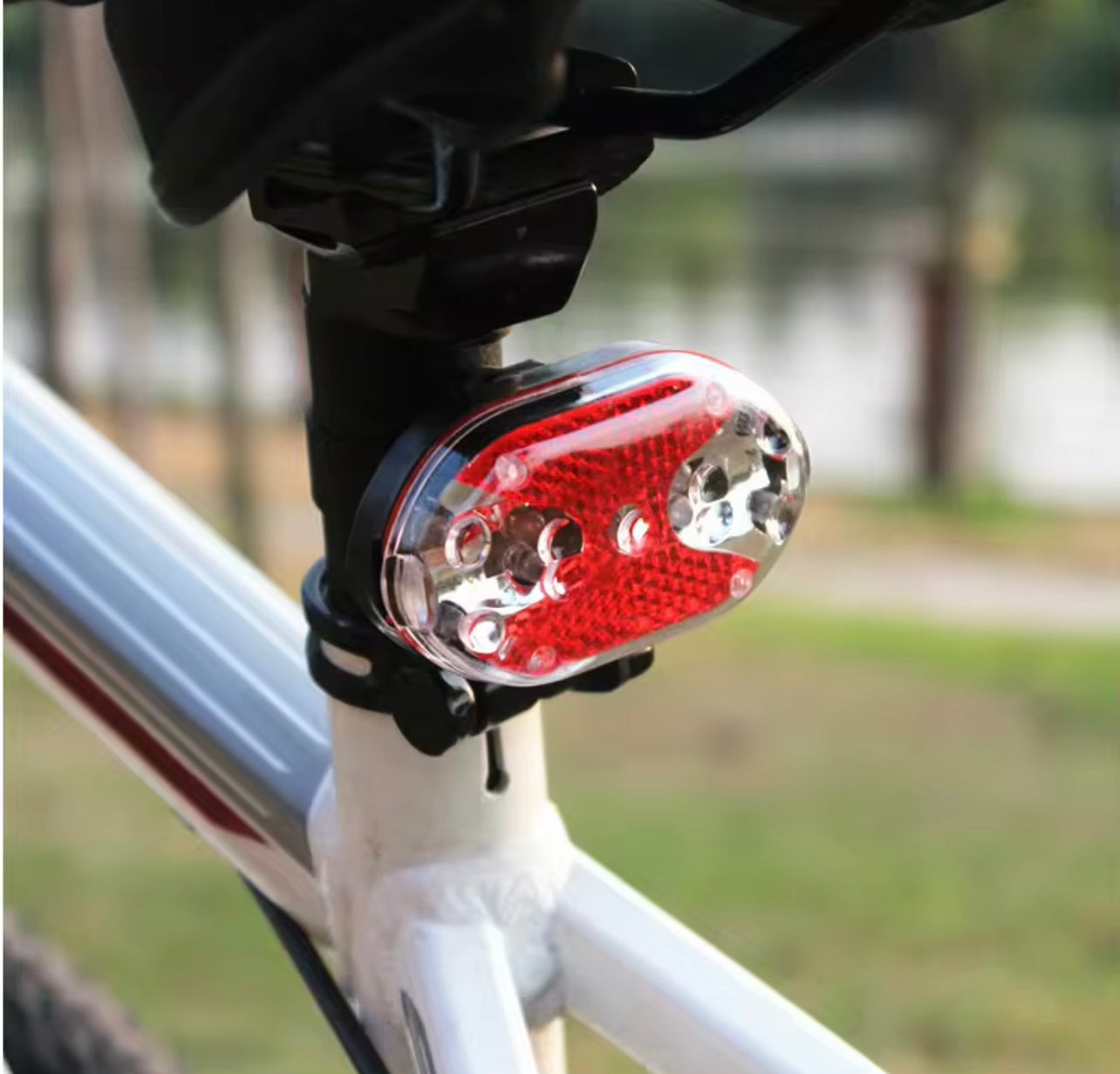 مجموعة مصابيح LED أمامية وخلفية للدراجة - مصابيح أمان مقاومة للماء
