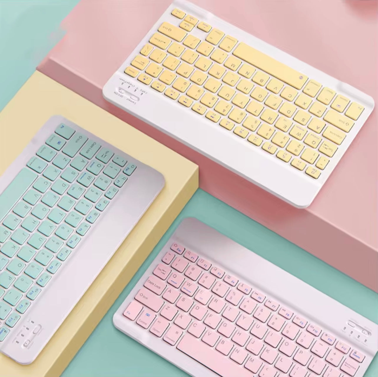 مجموعة Kevboard و Mouse اللاسلكية الفائقة ، ولوحة مفاتيح BT المحمولة وسرد الماوس ، مناسبة لأجهزة iPad ، الكمبيوتر اللوحي ، الكمبيوتر المحمول ، لوحة مفاتيح الكمبيوتر المكتبية.