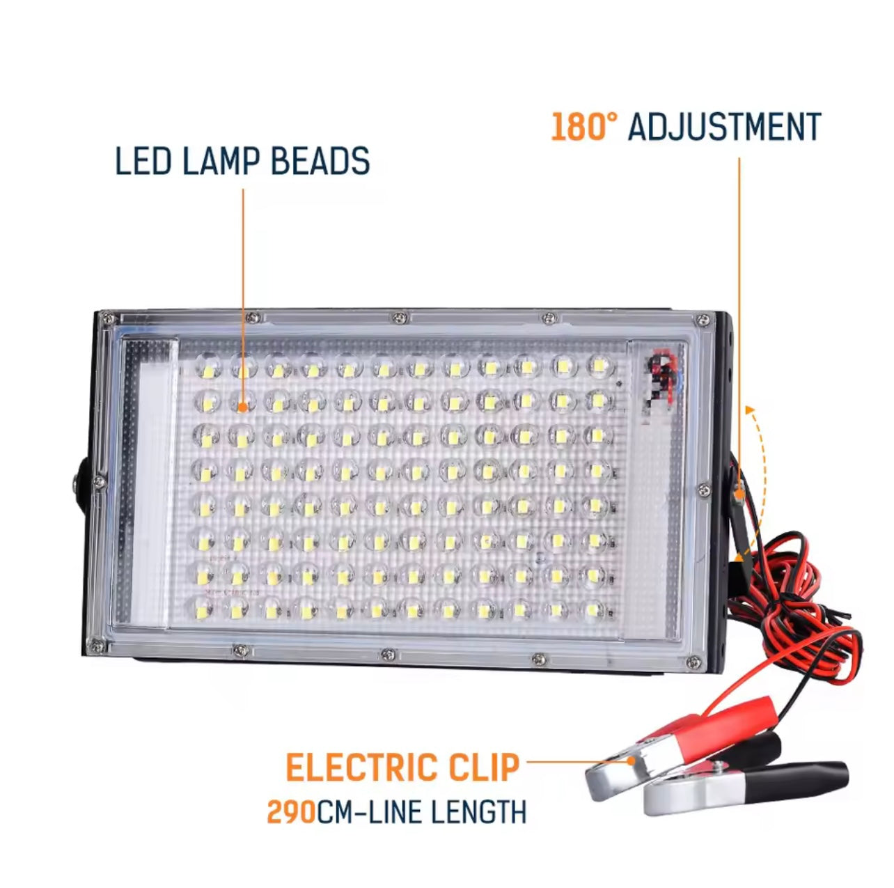 أضواء طبية في الهواء الطلق 50W جدار غسالة مصباح العاكس IP65 12V