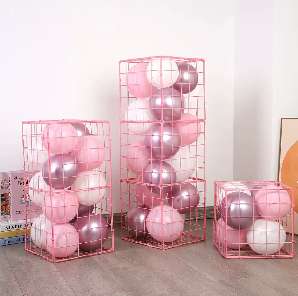 Expoon Three-Layer Party Balloon Boxes Fiesta Party Decorations for Graduation Ramadan Weddings Concerts & Birthday Parties