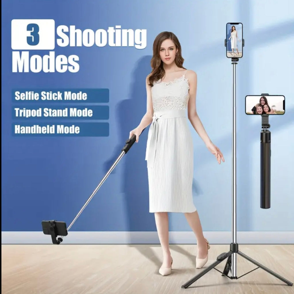 Wireless Mobile Phone Selfie Stick Doyin Live Broadcast Integrated Telescopic Portable Photography Bracket Tripod Universal - Gift, Surprise