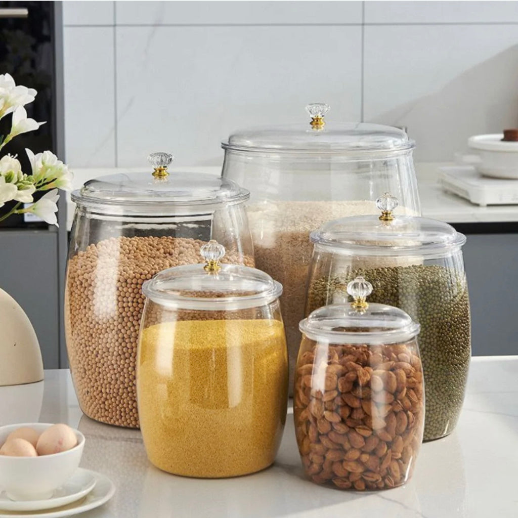 Elegant Acrylic Food Storage Jar - Okka Online