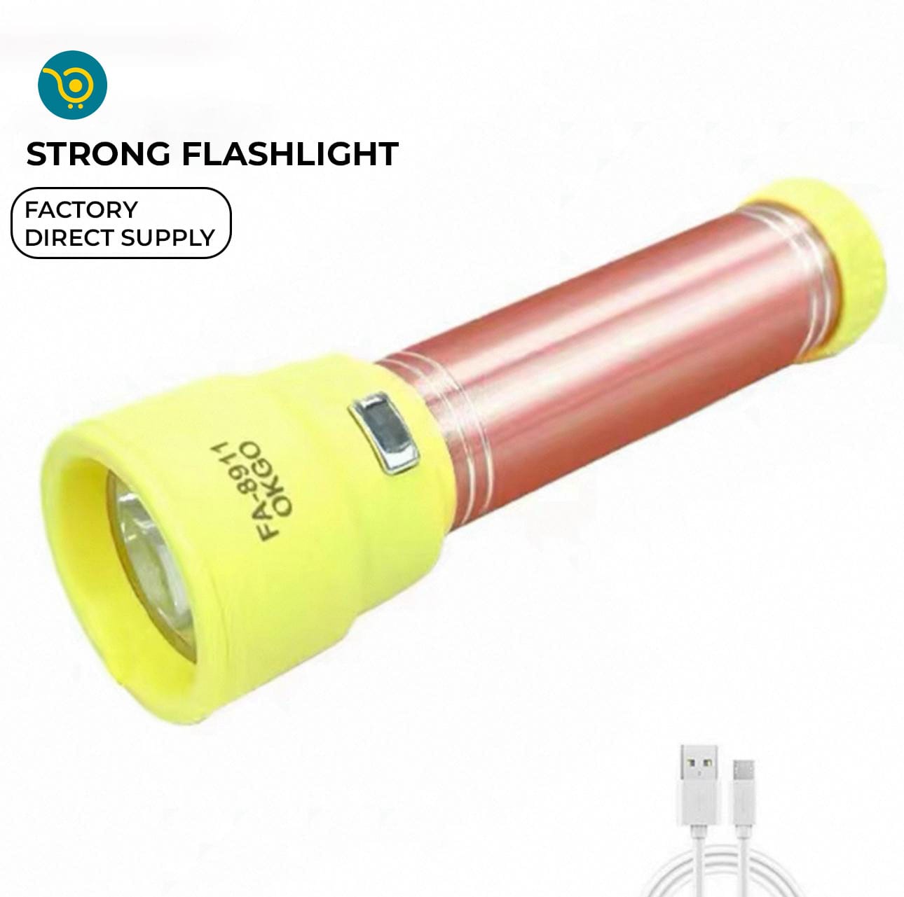 Mini Rechargeable LED Torch Light – Model FA-8911