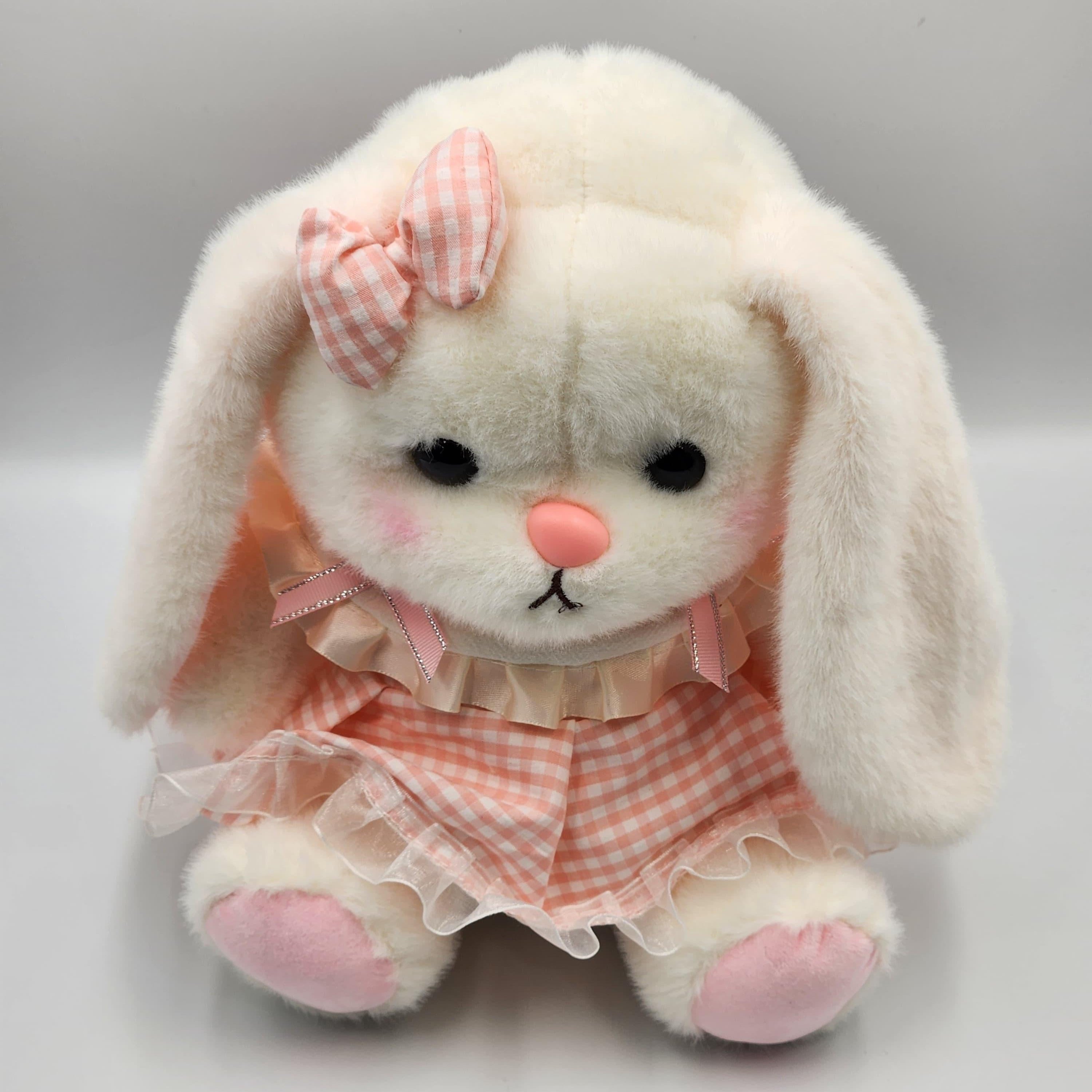 دمية أرنب لطيفة مقاس 30 سم فائقة النعومة لهدايا عيد ميلاد الفتيات والأطفال..