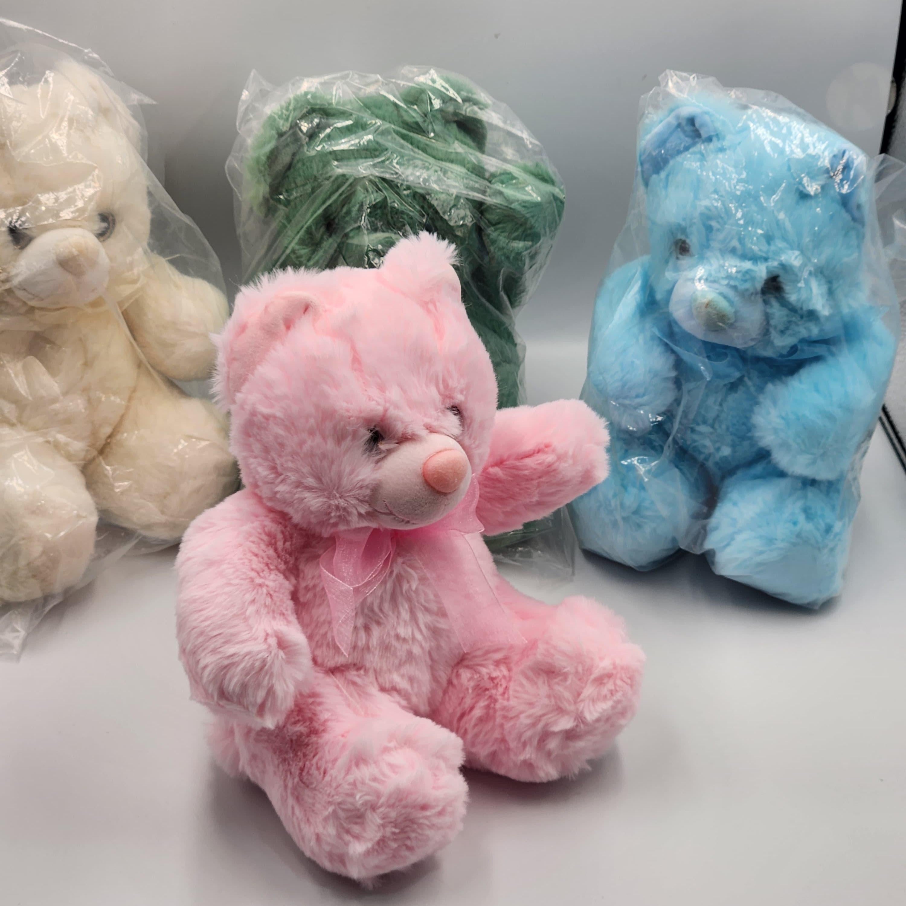 20 CM 6 Color Ultra-Soft Teddy Bear Plush Toy Animal Doll Playhouse Snuggle Buddy Adorable Gift for Family,Kids..