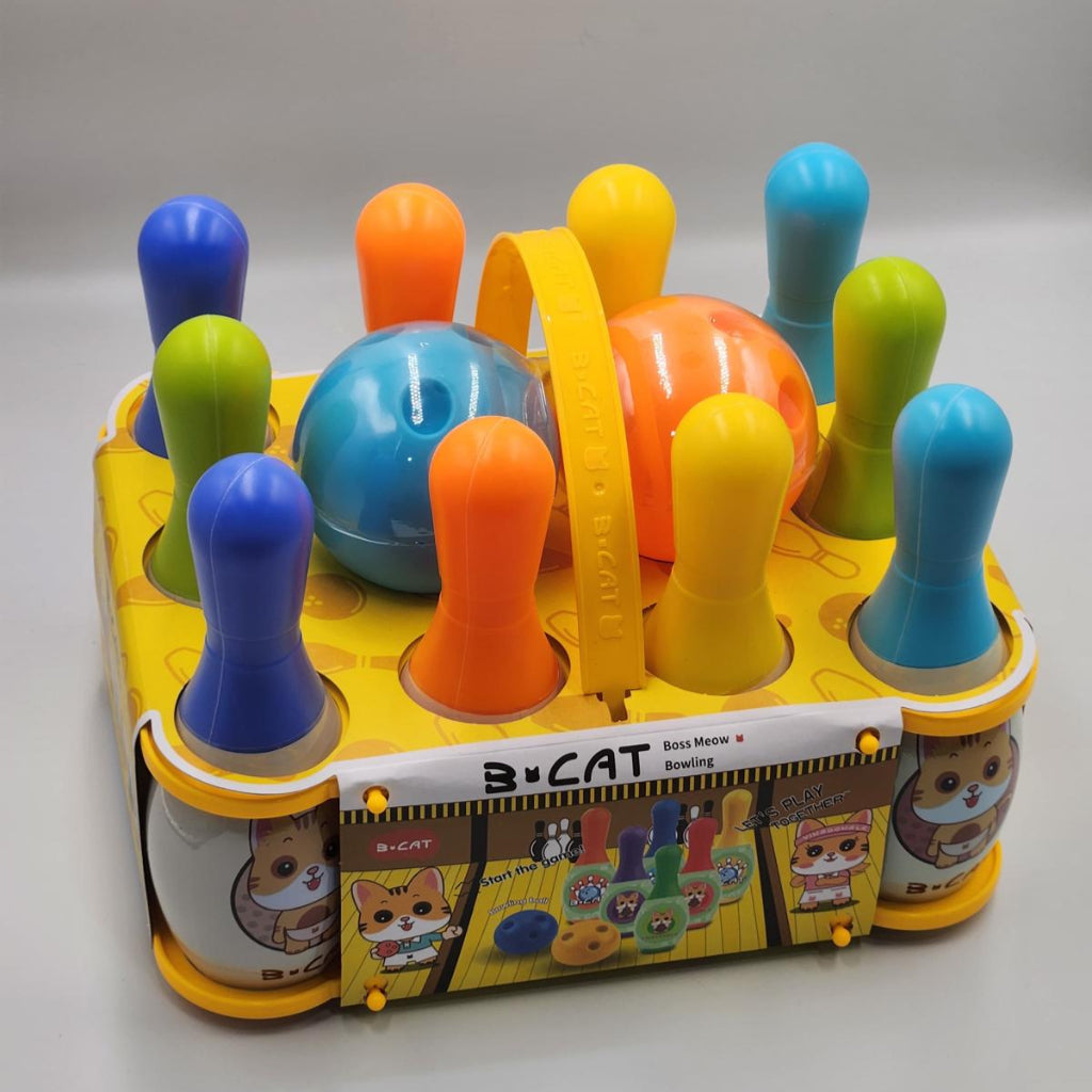 Indoor & Outdoor Plastic Bowling Set Kids Sport Play Garden Bowling Game for Kids Fun..