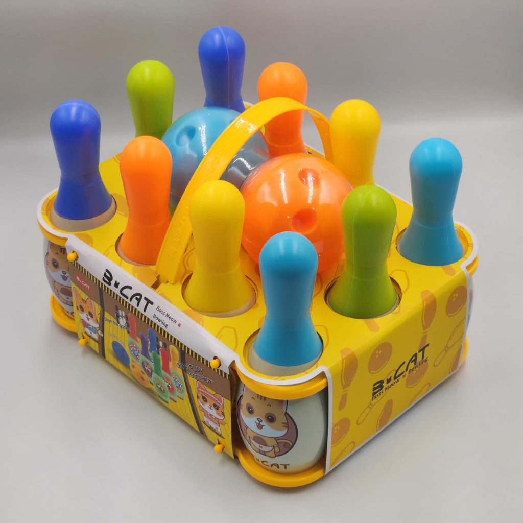 Indoor & Outdoor Plastic Bowling Set Kids Sport Play Garden Bowling Game for Kids Fun..