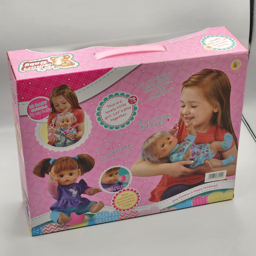 Smart Baby Doll Set – 30cm Interactive Doll with Accessories – Perfect Role Play Toy for Kids