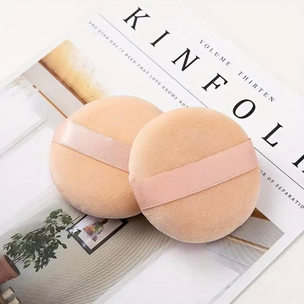 6 pcs - Pack Beauty Blender Cushion Puffs - Soft, Flexible & Elastic Makeup Sponge Applicators with Beige - Non-Toxic, for Foundation, Concealer, Powder - Ideal for Wet/Dry Use with or without Makeup - Salon & Home Use..