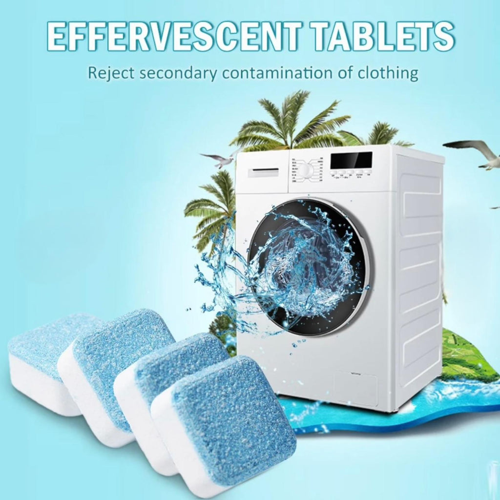 Multi-function Washing Machine Cleaning and Deodorizing Tablets for Drum-type Wave Wheel Household Washing Machines, Suitable for Home RVs etc