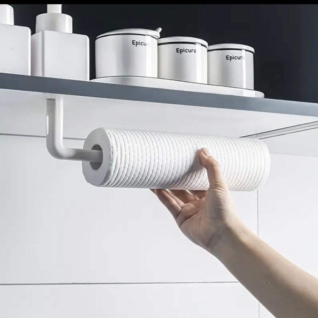 Self-Adhesive Wall-Mounted Tissue Storage Rack (Size 15 x 6 cm ) Bathroom Organizer, Home Storage, Kitchen Storage, No Drilling Required, Suitable for Kitchens, Bathrooms, Bedrooms, Living Rooms and Toilets