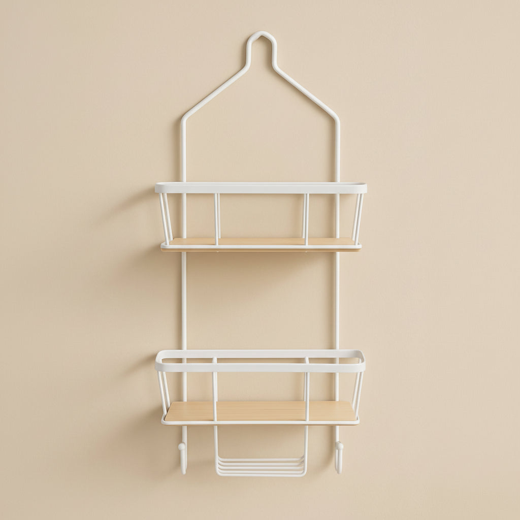 منظم رف دش من نوع خطاف معدني مثبت على الحائط مكون من 3 طبقات