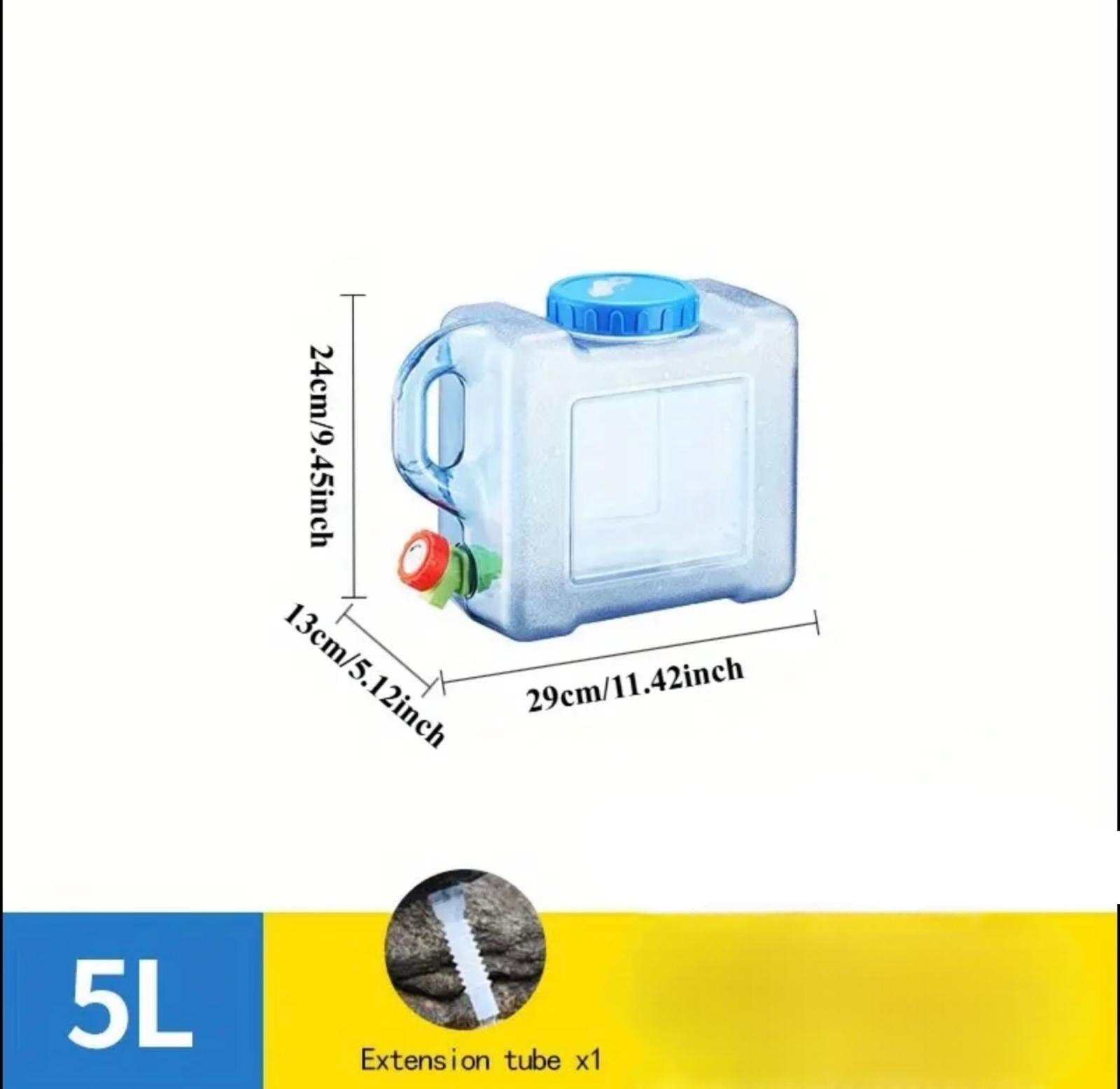 Camping Outdoor Square Bucket with Faucet – Large-Capacity Portable Water Storage Container for Car & Home Use