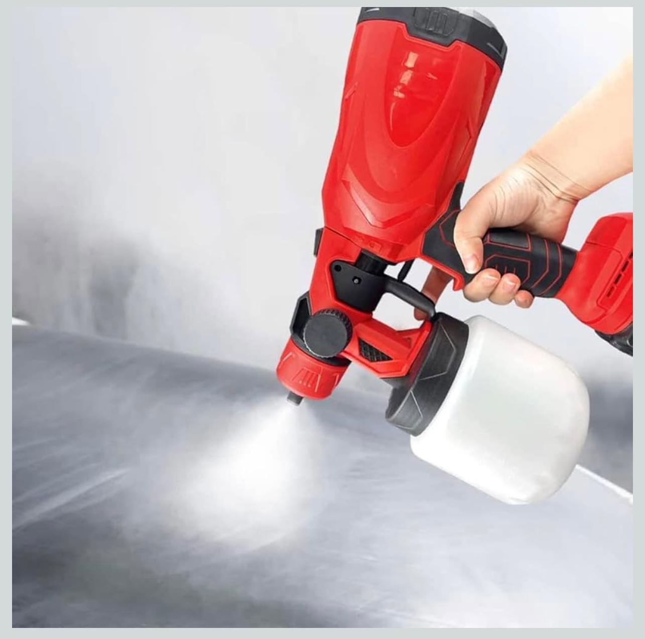 Cordless Electric Paint Sprayer Gun – 1000ml (48V  2 Battery Compatible)