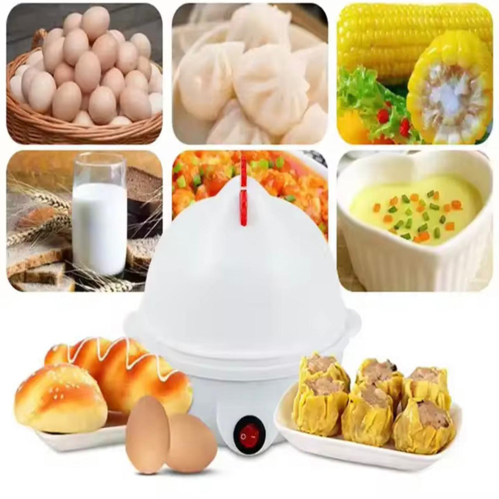 Mini Electric Egg Cooker – Automatic Rapid Egg Steamer
