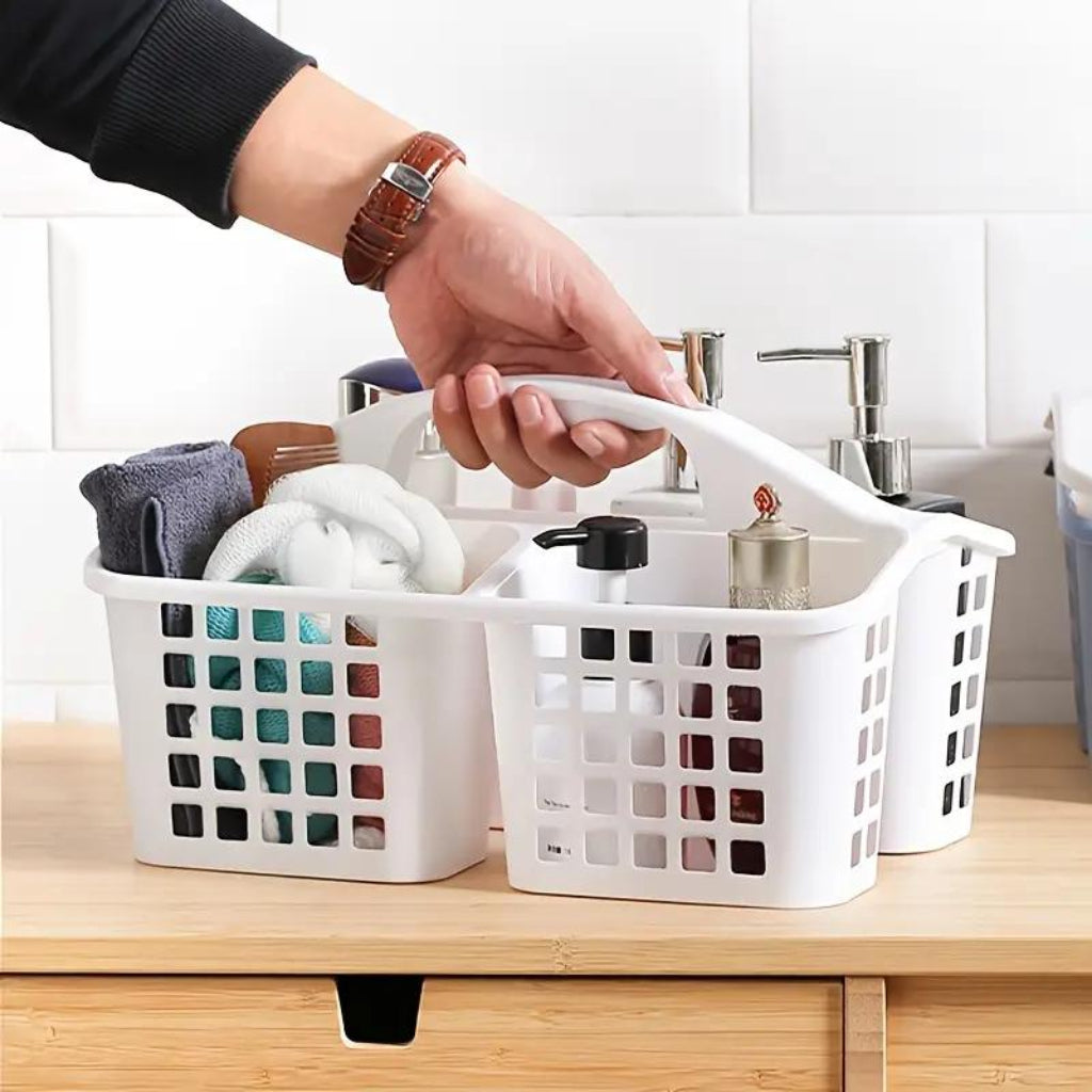 Plastic Portable Shower Caddy Basket – Lightweight Organizer for Bathroom & Travel