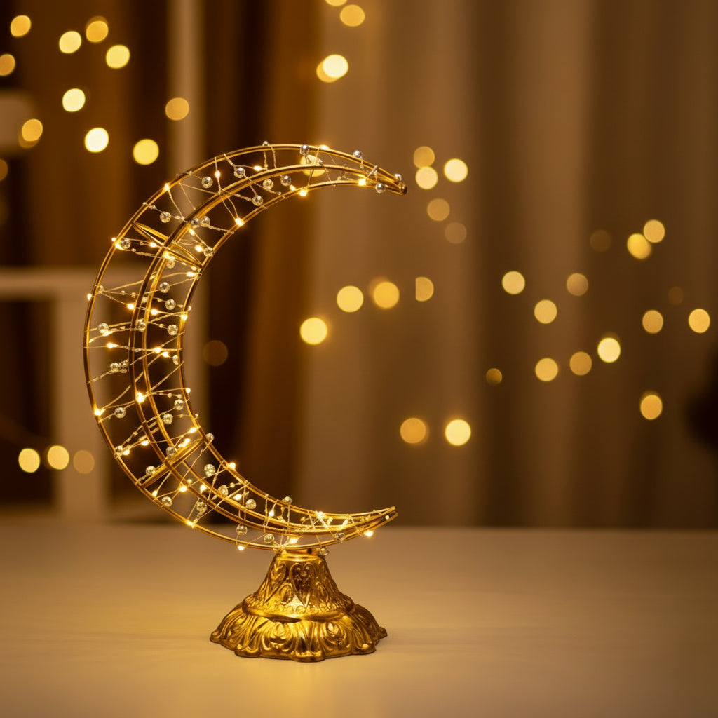 Ramadan Decorations – Metal Cut Design Battery Powered