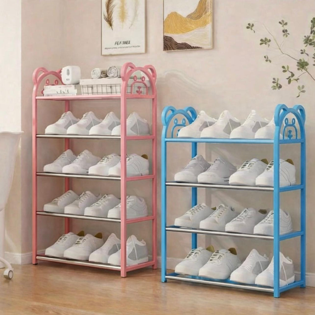 5-Layer Steel Pipe Shoe Storage Rack – Easy & Practical Organizer