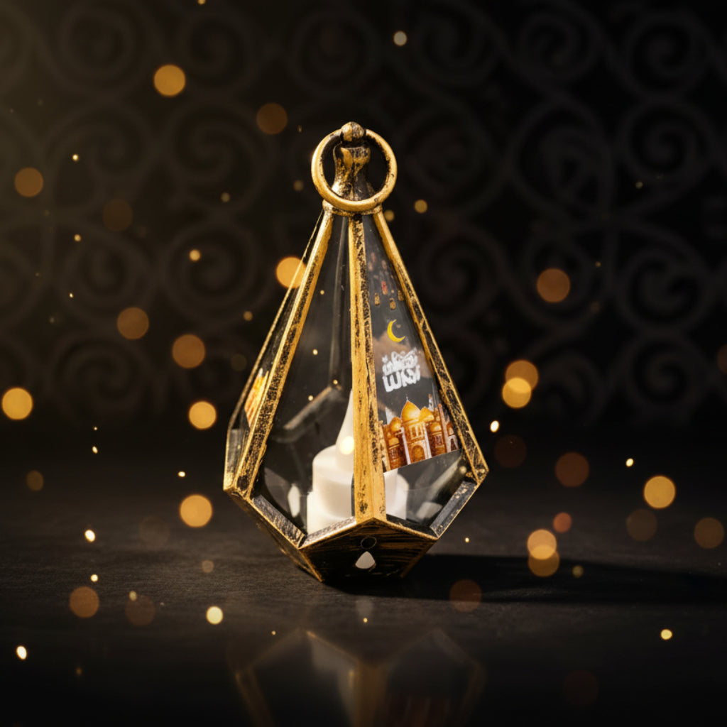 Islamic Ramadan & Hanging Lanterns – Battery-Powered Decoration