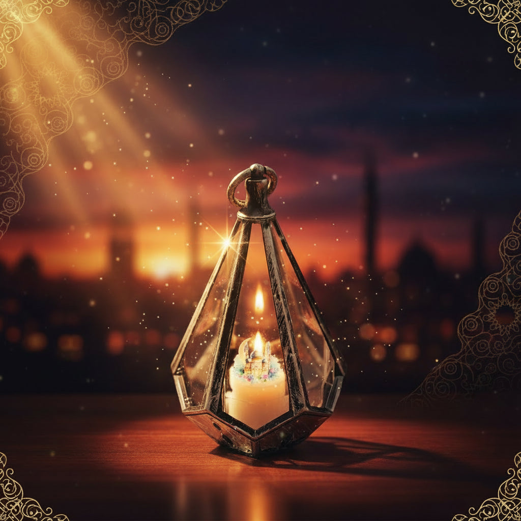 Islamic Ramadan & Hanging Lanterns – Battery-Powered Decoration