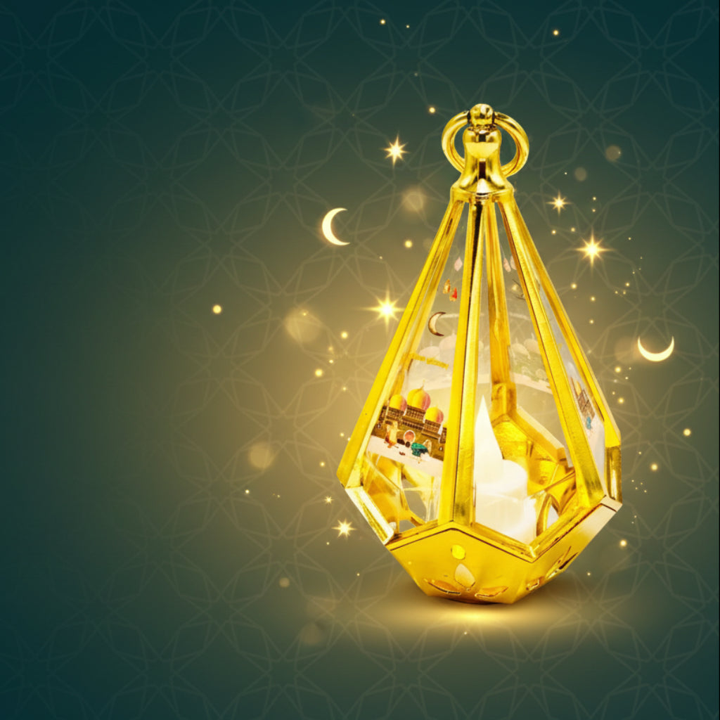 Islamic Ramadan & Hanging Lanterns – Battery-Powered Decoration