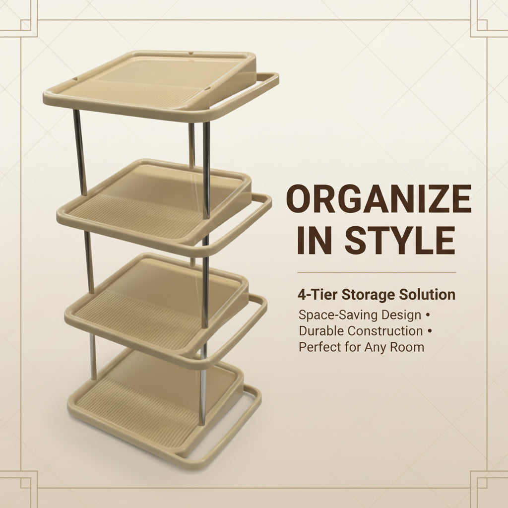4-Layer Shoe Rack