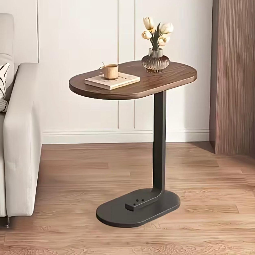 C-Shaped Sofa Side Table