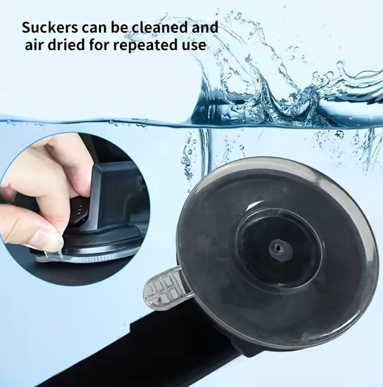 Adjustable Universal Car Phone Holder with Strong Suction Cup – Fits All Car Models