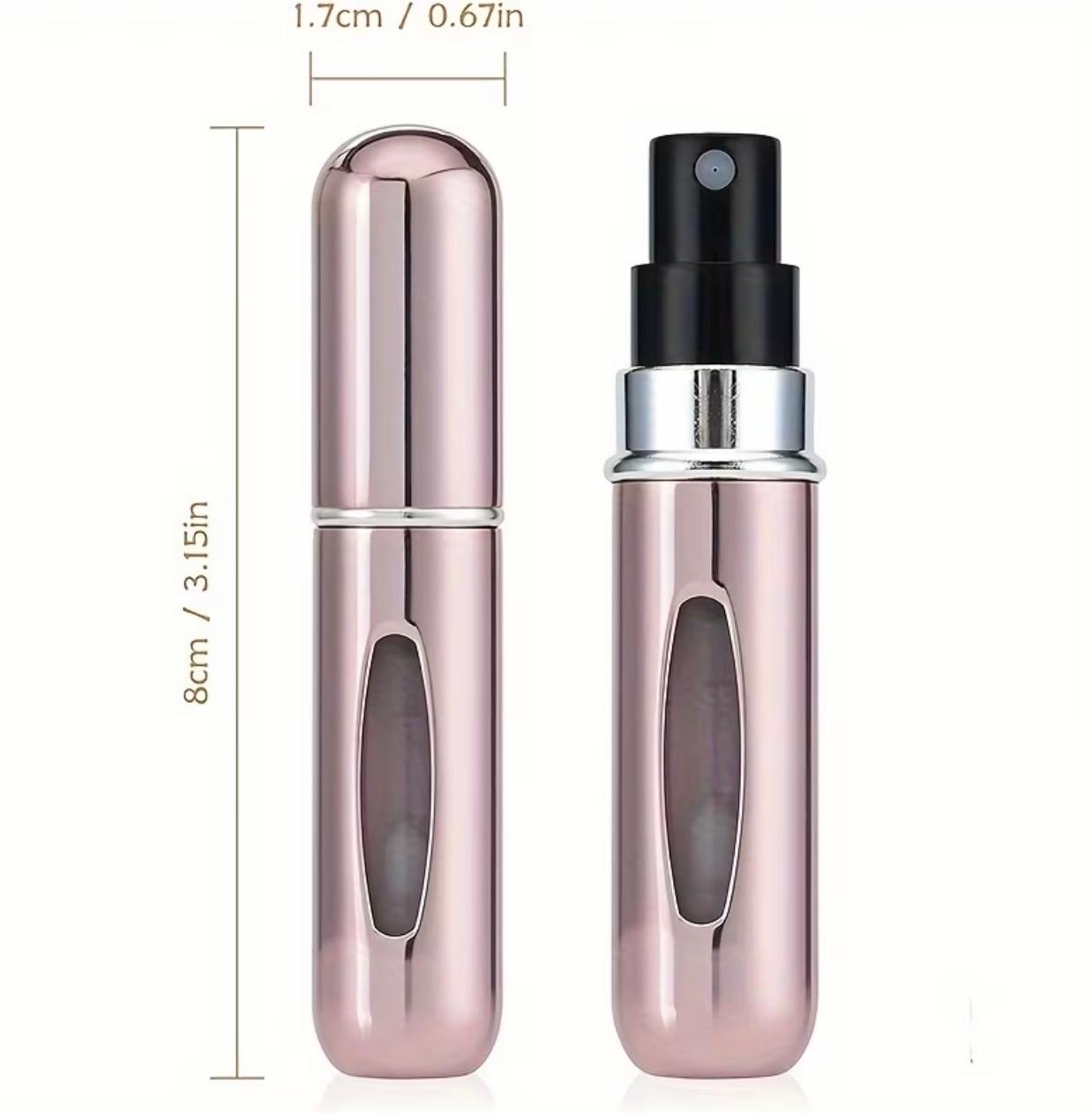 1 pc Portable Mini Perfume Spray Bottle – 5 ml, Refillable, Travel-Friendly