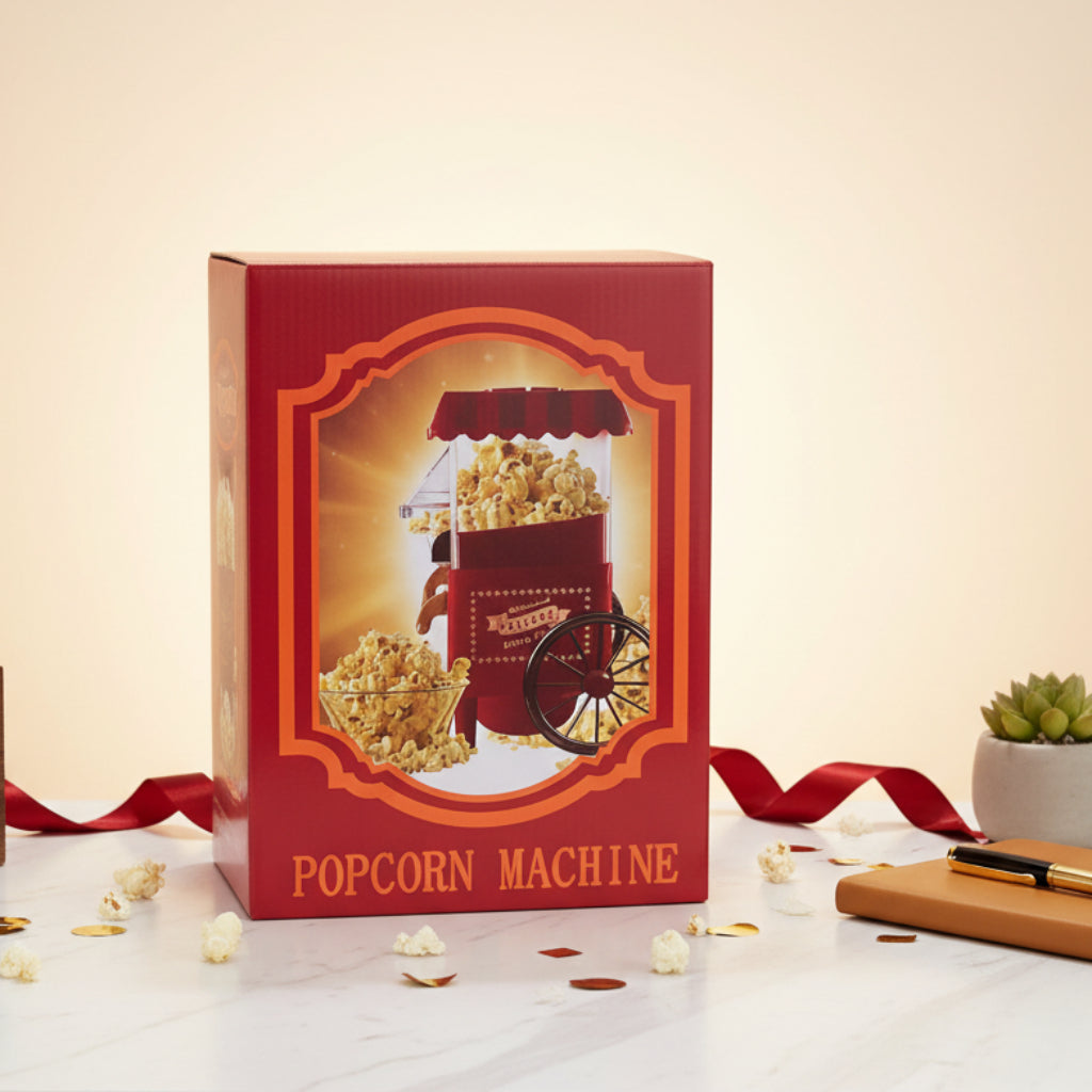 Mini Electric Popcorn Machine – Classic Car Design