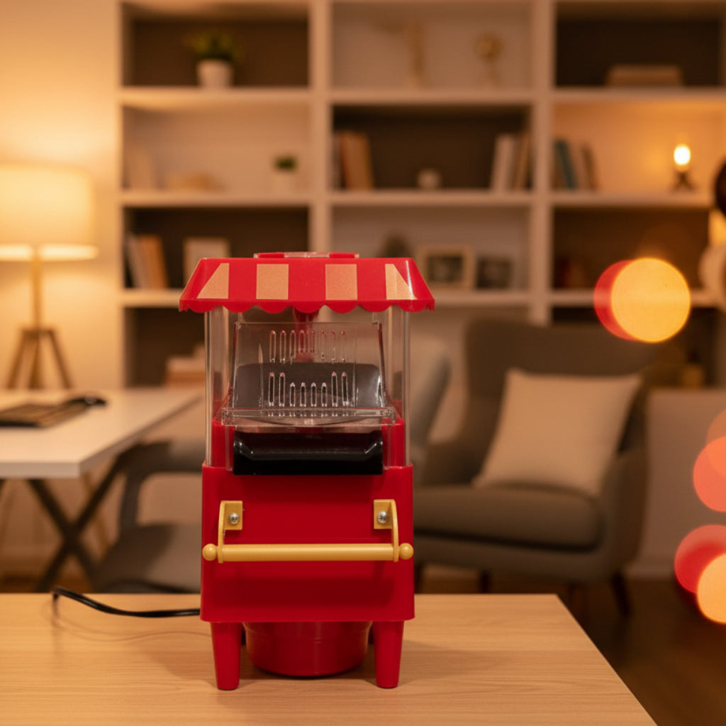 Mini Electric Popcorn Machine – Classic Car Design