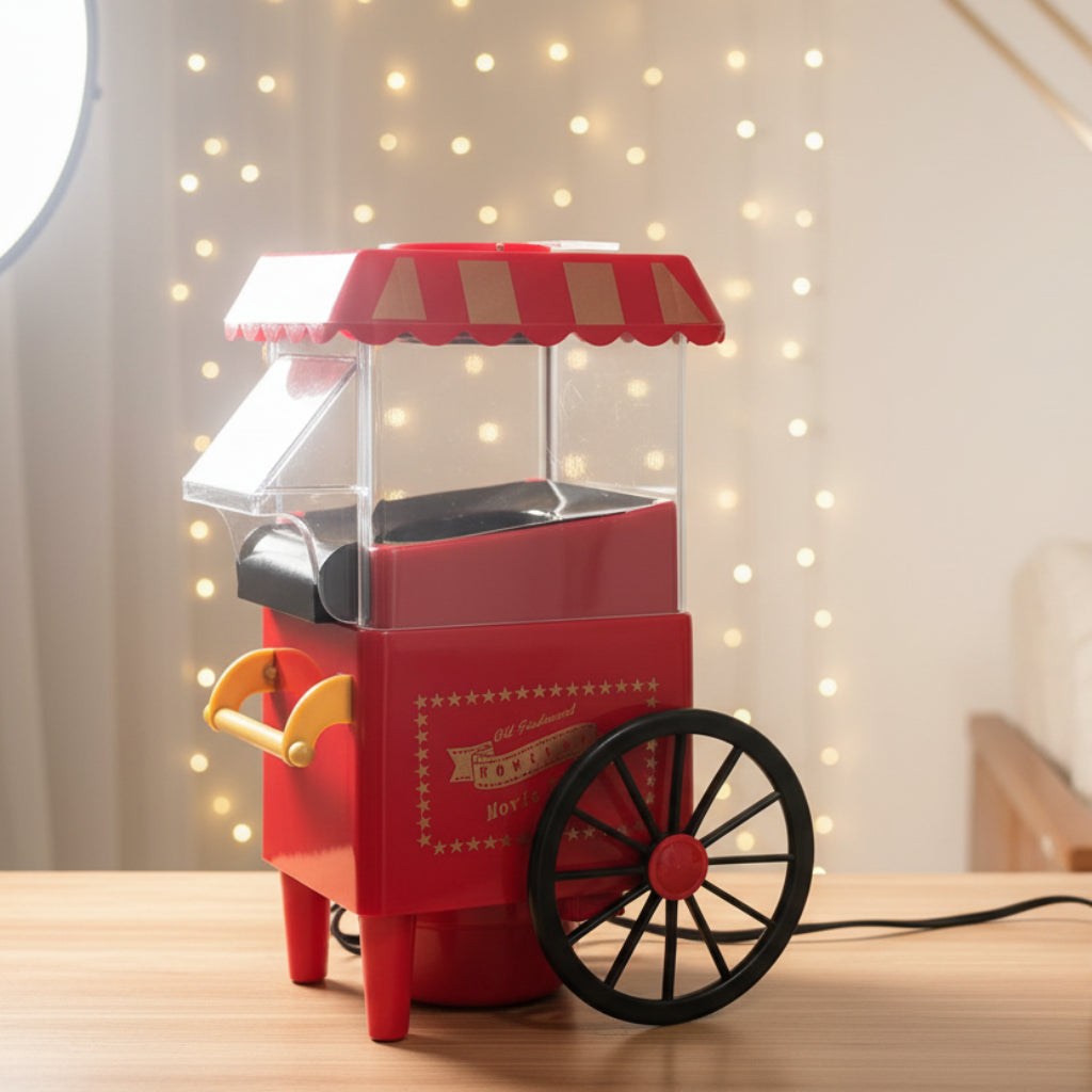 Mini Electric Popcorn Machine – Classic Car Design