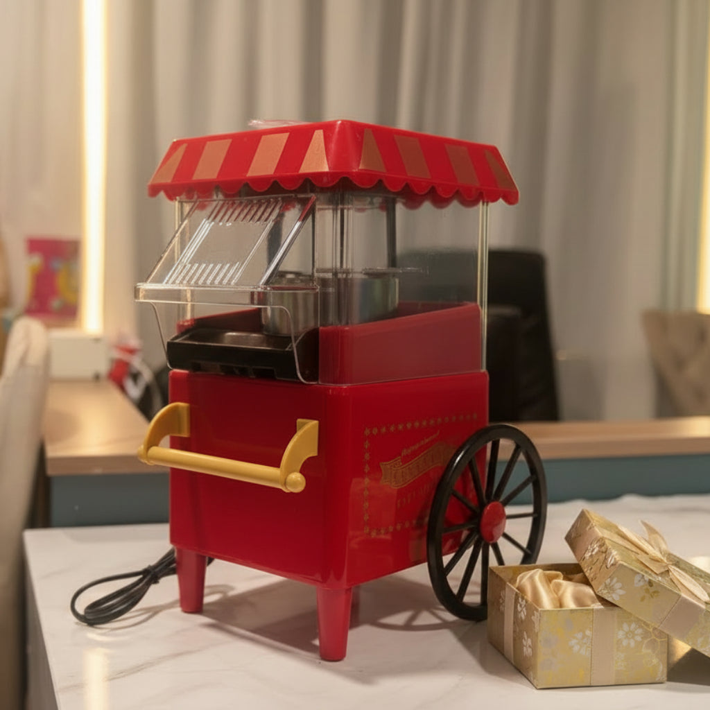 Mini Electric Popcorn Machine – Classic Car Design