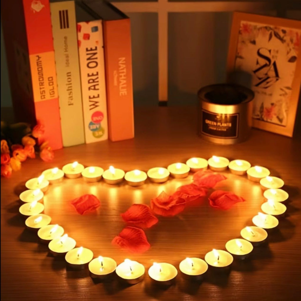 White Tea Light Candle – 50 Pieces