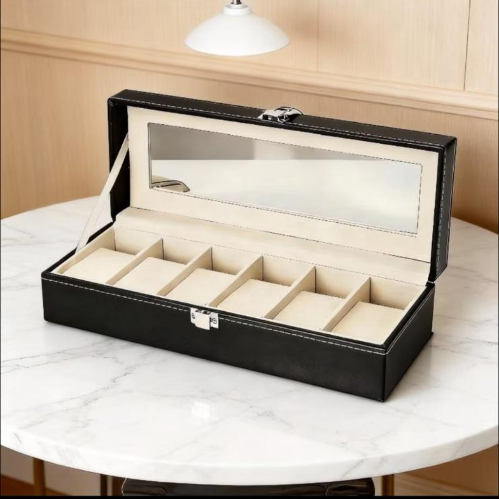 Upgraded Thick Watch Storage Box – Multi-Layer Organizer