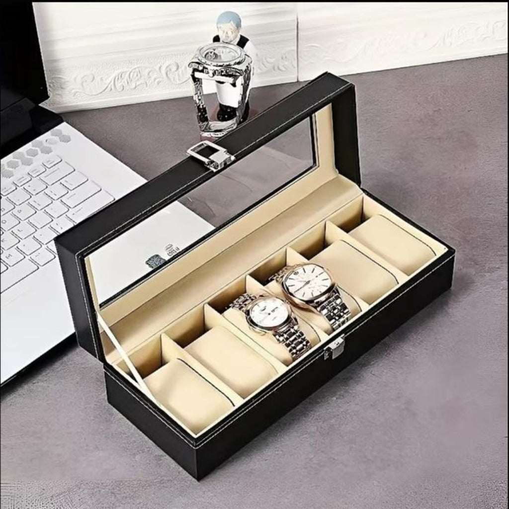 Upgraded Thick Watch Storage Box – Multi-Layer Organizer
