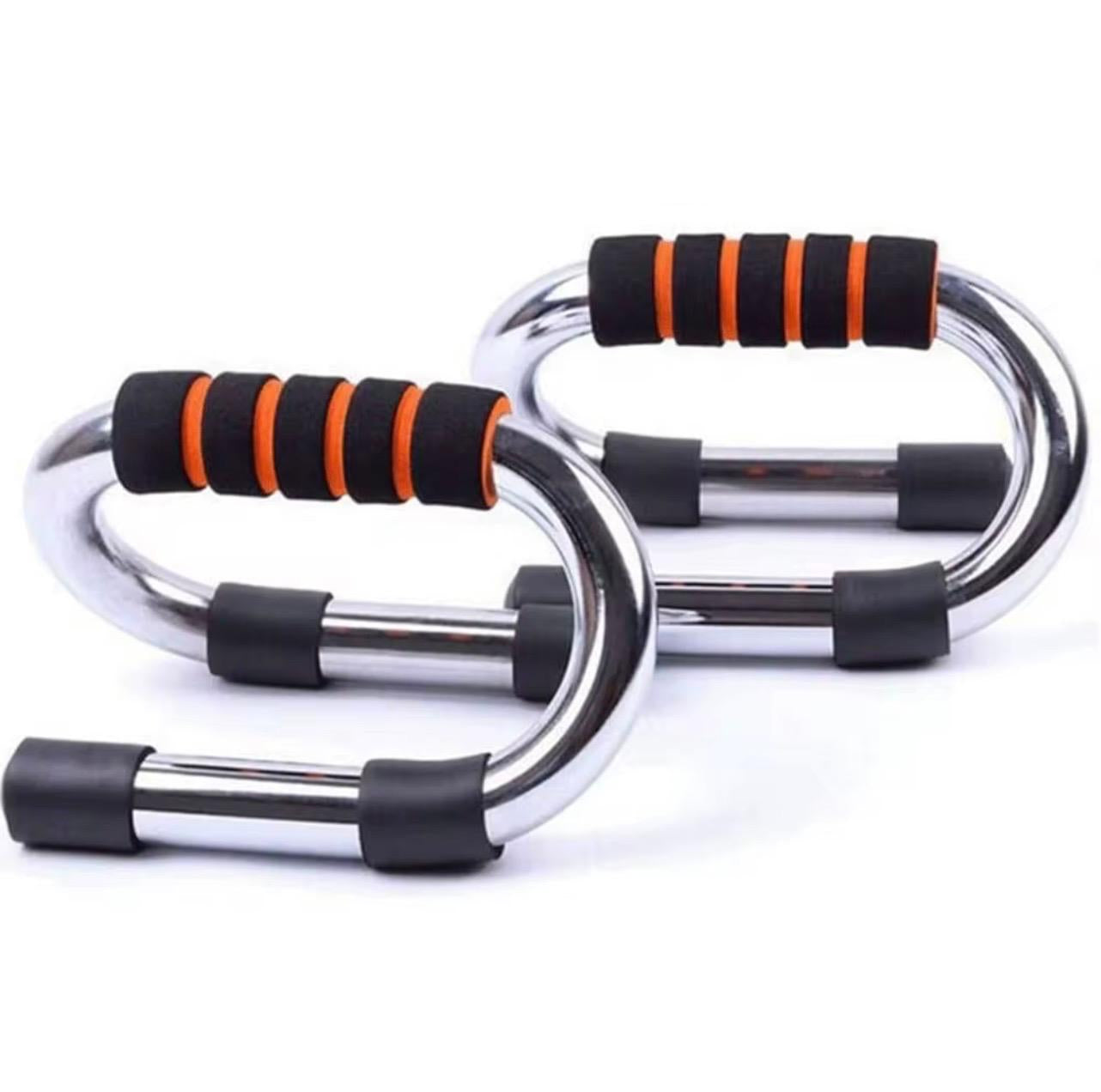 Push-Up Bars – Arms & Shoulder Training Exercise Stands with Non-Slip Foam Handles (Pair)