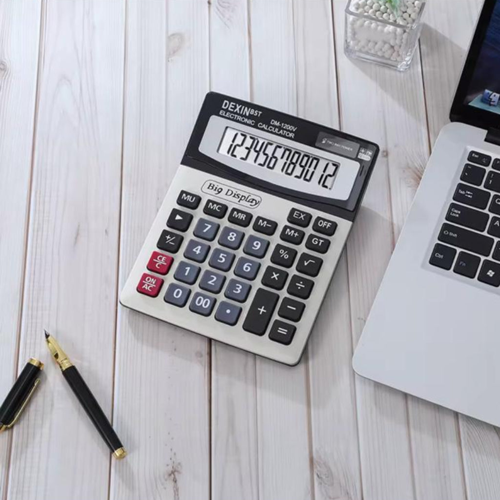 12-Bit Large Desktop Scientific DM1200V Calculator