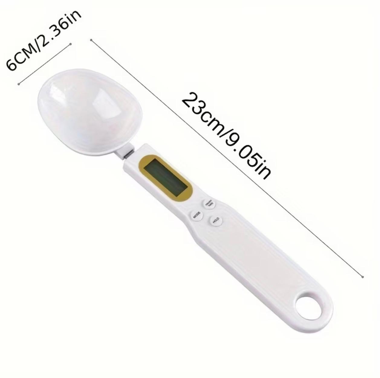 Digital Kitchen Scale – Measures 0.1g to 500g with LCD Display & Measuring Spoon