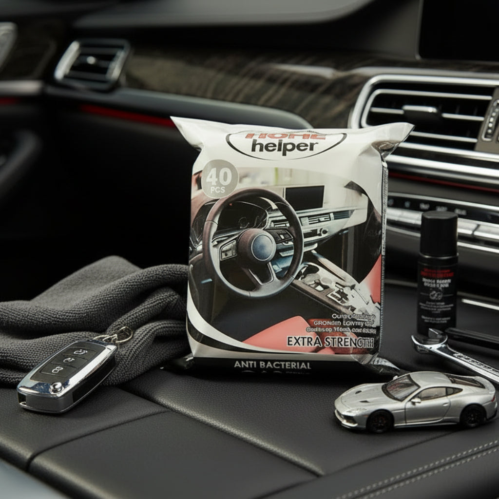 Anti-Bacterial Car Care Wipes