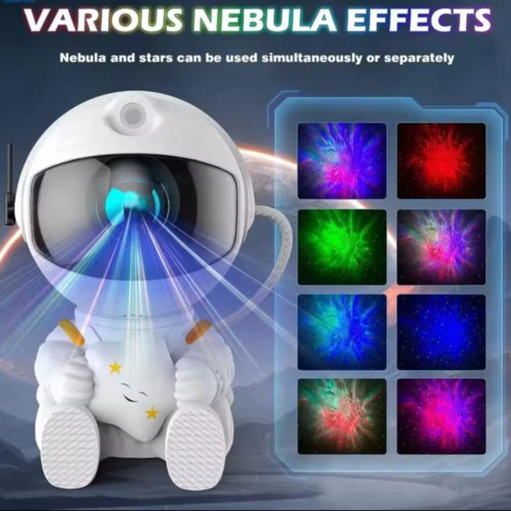 Astronaut Night Light Galaxy Projector – Baby Astronaut Starry Sky Light for Kids