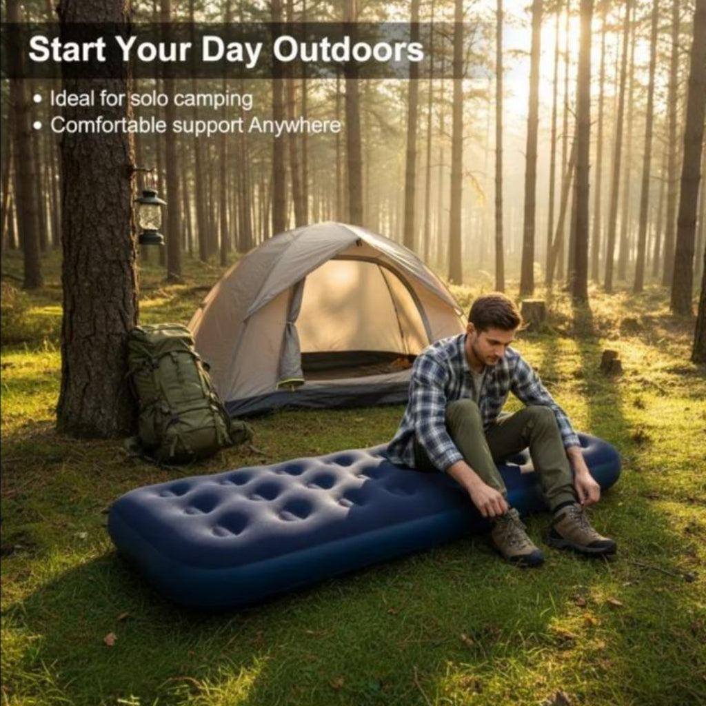 Stylish Inflatable Mattress – Lightweight & Portable