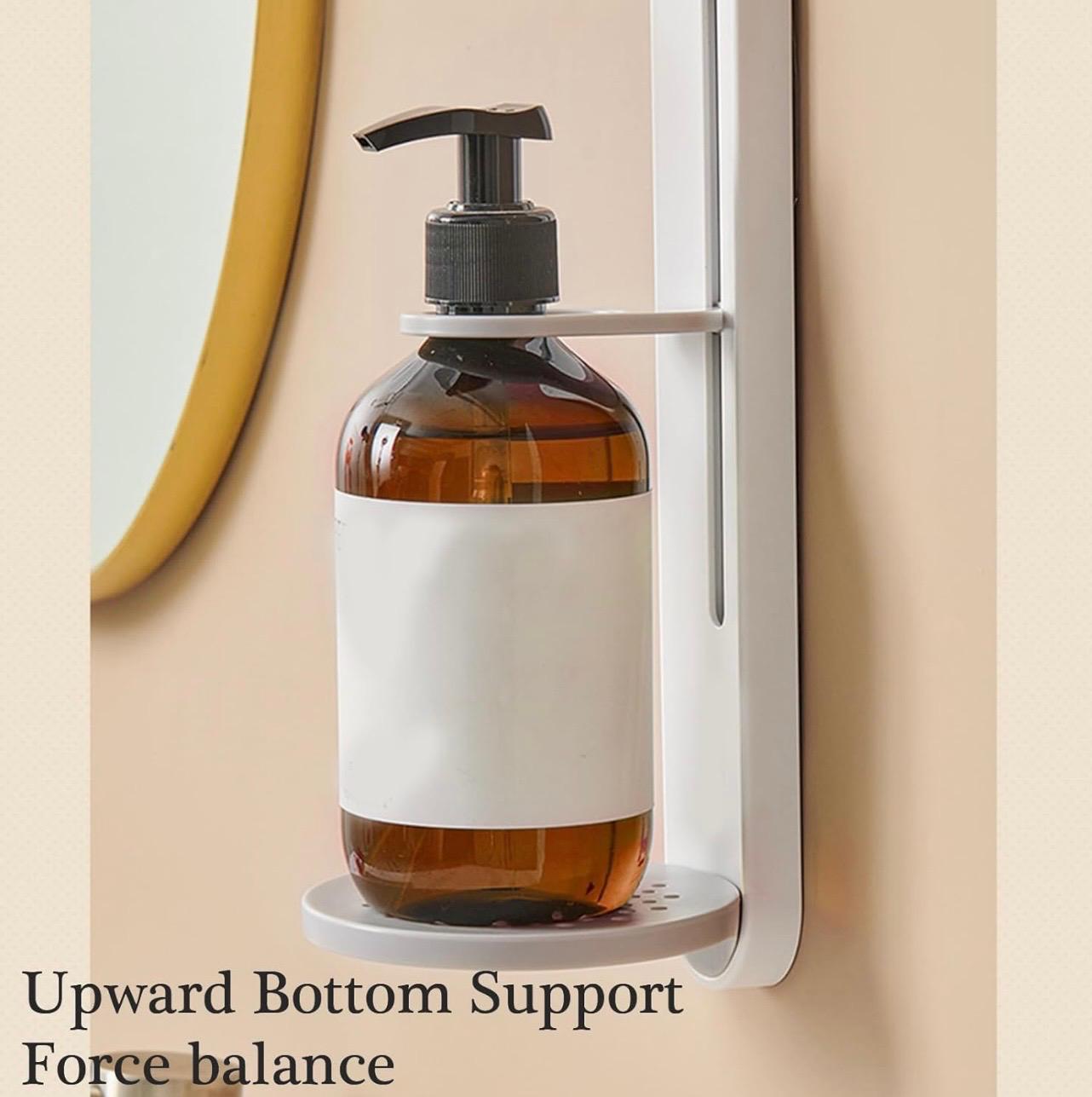 Ecoco Minimalist Adjustable Wall-Mounted Bottle Holder & Organizer